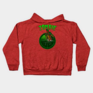 Halloween Air Force: Zombie In The Control Room Kids Hoodie